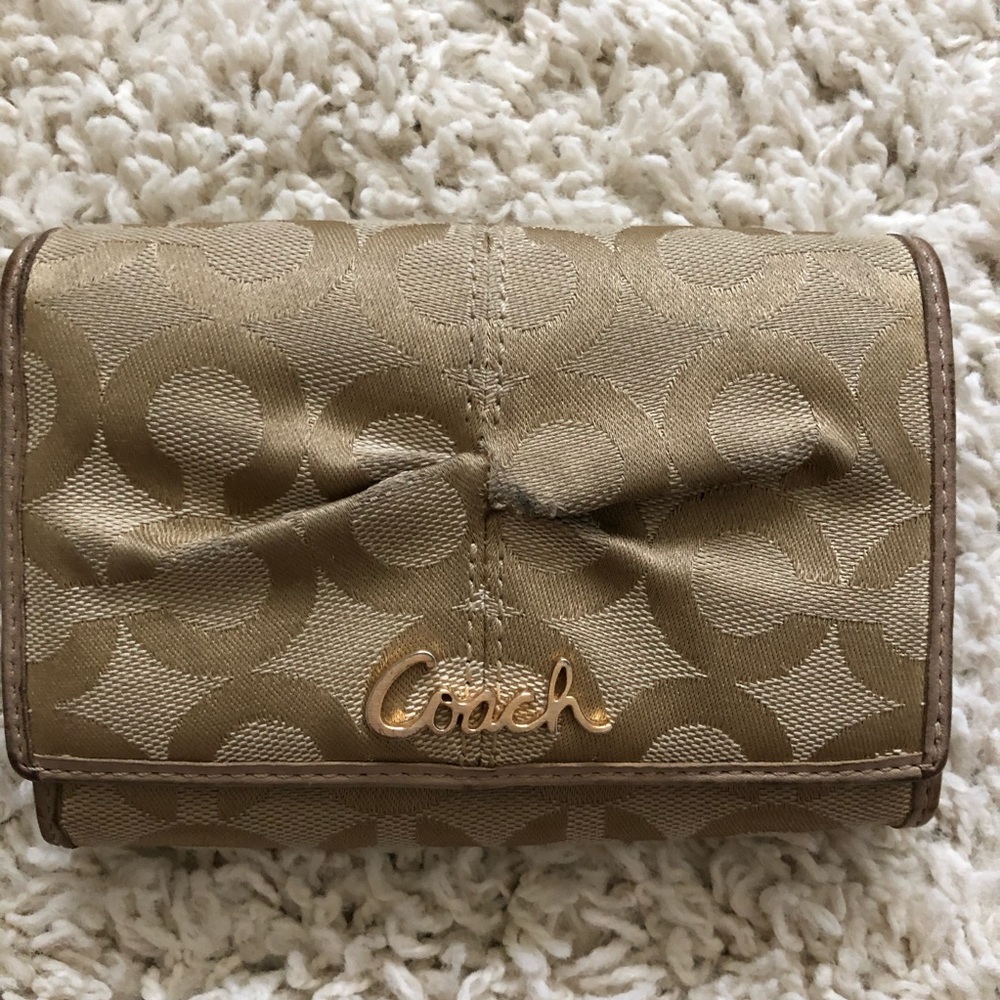 Coach Canvas Bifold Wallet